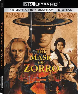 佐罗的面具 4K The Mask of Zorro (1998) / 黑侠梭罗/蒙面侠苏洛 / 黑侠佐罗 2160p.US.BluRay.REMUX.HEVC.DTS-HD.MA.TrueHD.7.1.Atmos-FG