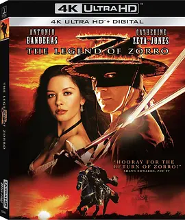 佐罗传奇 The Legend of Zorro (2005) / 黑侠梭罗Z传奇/蒙面侠苏洛2：不朽传奇 2160p DV HEVC REMUX TrueHD Atmos 7.1【55.67 GB】 1080p.Blu