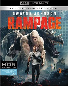 狂暴巨兽 4K Rampage (2018) / 毁灭大作战(台) / 狂暴/末日困兽战(港) / 狂暴：世纪浩劫 / 怪兽大破坏 2160p.BluRay.REMUX.HEVC.DTS-HD.MA.TrueHD.7.1