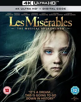 悲惨世界 Les Misérables (2012) / 音乐剧《悲惨世界》电影版/孤星泪(港) / Les Miserables 2160p.UHD.Blu-ray.HDR10.HEVC.TrueHD.7.1【90.7