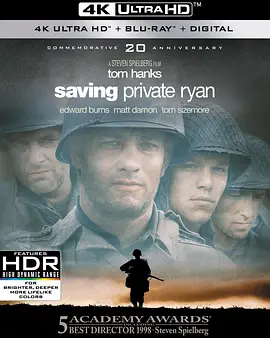 拯救大兵瑞恩 4K Saving Private Ryan (1998) / 拯救大兵雷恩/抢救雷恩大兵(台) / 雷霆救兵(港) 2160p.BluRay.REMUX.HEVC.DTS-HD.MA.TrueHD.7.1