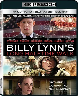 比利·林恩的中场战事 4K Billy Lynn’s Long Halftime Walk (2016) / 半场无战事 / 比利·林漫长的中场行走/中场休息 / 比利·林恩漫长的中场休息 2160p.BluRay.RE