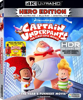 内裤队长 4K Captain Underpants: The First Epic Movie (2017)/底底超人大电影(港) 2160p.BluRay.REMUX HEVC.DTS-HD.MA.TrueHD.7.