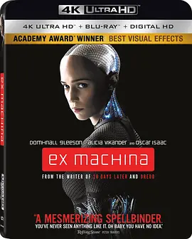 机械姬 4K Ex Machina (2014) / 机器夏娃/人造意识(台) / 觉醒前夜 2160p.EUR.BluRay.REMUX.HEVC.DTS-X.7.1-FGT【73.69 GB】