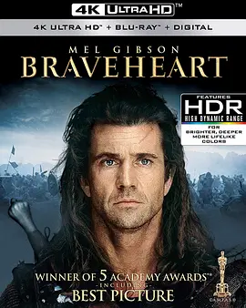 勇敢的心 4K Braveheart (1995) / 梅尔吉勃逊之英雄本色(台)/惊世未了缘(港) 2160p.BluRay.REMUX.HEVC.DTS-HD.MA.TrueHD.7.1.Atmos-FGT【86.4