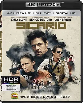 边境杀手 4K Sicario (2015) / 毒裁者(港)/怒火边界(台) / 西卡里奥 2160p.BluRay.REMUX.HEVC.DTS-HD.MA.TrueHD.7.1.Atmos-FGT【55.4GB】