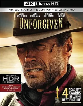 不可饶恕 4K Unforgiven (1992) / The William Munny Killings / 杀无赦(台)/The Cut Whore Killings / 不被饶恕的人 / 豪情盖天(港) 2160