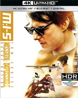 碟中谍5：神秘国度 4K Mission: Impossible - Rogue Nation (2015) / 不可能的任务：失控国度(台) / 碟中谍5 / M:i 5/职业特工队5：叛逆帝国(港) / 碟中谍：失控