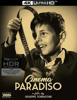 天堂电影院 4K Nuovo Cinema Paradiso (1988) / 新天堂乐园(台)/Cinema Paradiso / 星光伴我心(港) 2160p.BluRay.REMUX.HEVC.DTS-HD.MA.