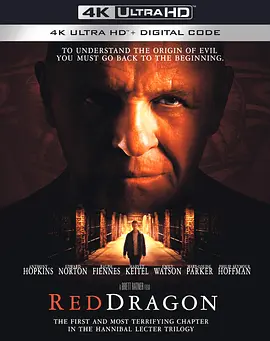 红龙 Red Dragon (2002) / 沉默的羔羊前传/沉默的赤龙(港) / 红中 2160p.UHD.Blu-ray.Remux.DV.HDR.HEVC.DTS-HD.MA.5.1-CiNEPHiLES【80.1