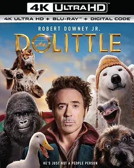 多力特的奇幻冒险 4K Dolittle (2020) / The Voyage of Doctor Dolittle / 怪医杜立德 / 杜立德(台)/The Vogage of Dr. Dolittle / 怪医D老