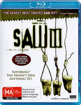 电锯惊魂3 Saw III (2006) / 恐惧斗室3死神在齿(港) / 链锯惊魂3/夺魂锯3(台) / 你死我活3  1080p.BluRay.MPEG-2.DTS-HR.6.1-FGT【26.96 GB】