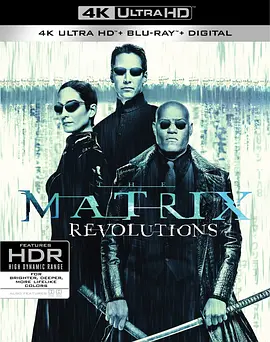 黑客帝国3：矩阵革命 4K The Matrix Revolutions (2003) / 廿二世纪杀人网络3：惊变世纪/骇客任务完结篇：最后战役 / 黑客帝国3 2160p.BluRay.REMUX.HEVC.DTS-