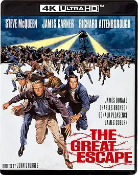 大逃亡 The Great Escape (1963) / 第三集中营(台) / 绝处逢生/龙虎榜(港) / 胜利大逃亡 / 胜利逃亡 2160p.BluRay.REMUX.HEVC.SDR.DTS-HD.MA.5.1【